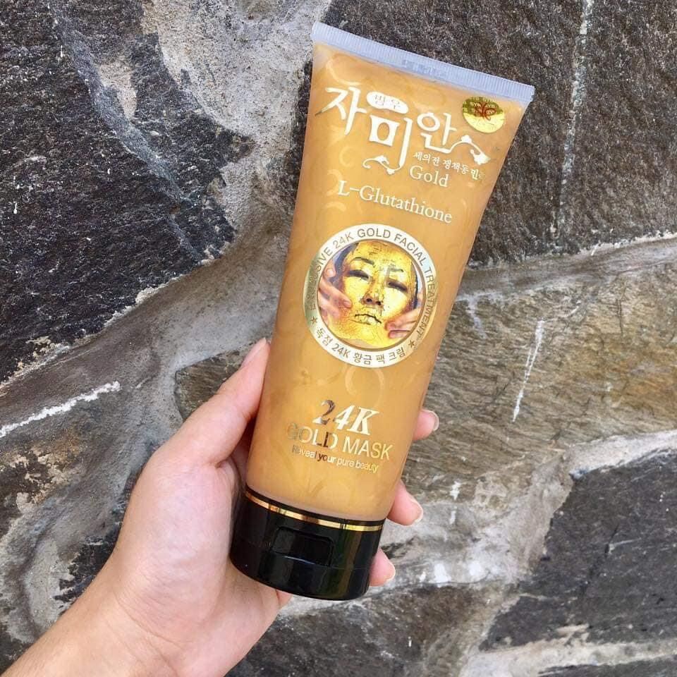 Mặt nạ vàng 24k gold mask