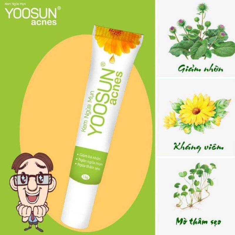 [HCM]Kem ngừa mụn Yoosun acnes 15g