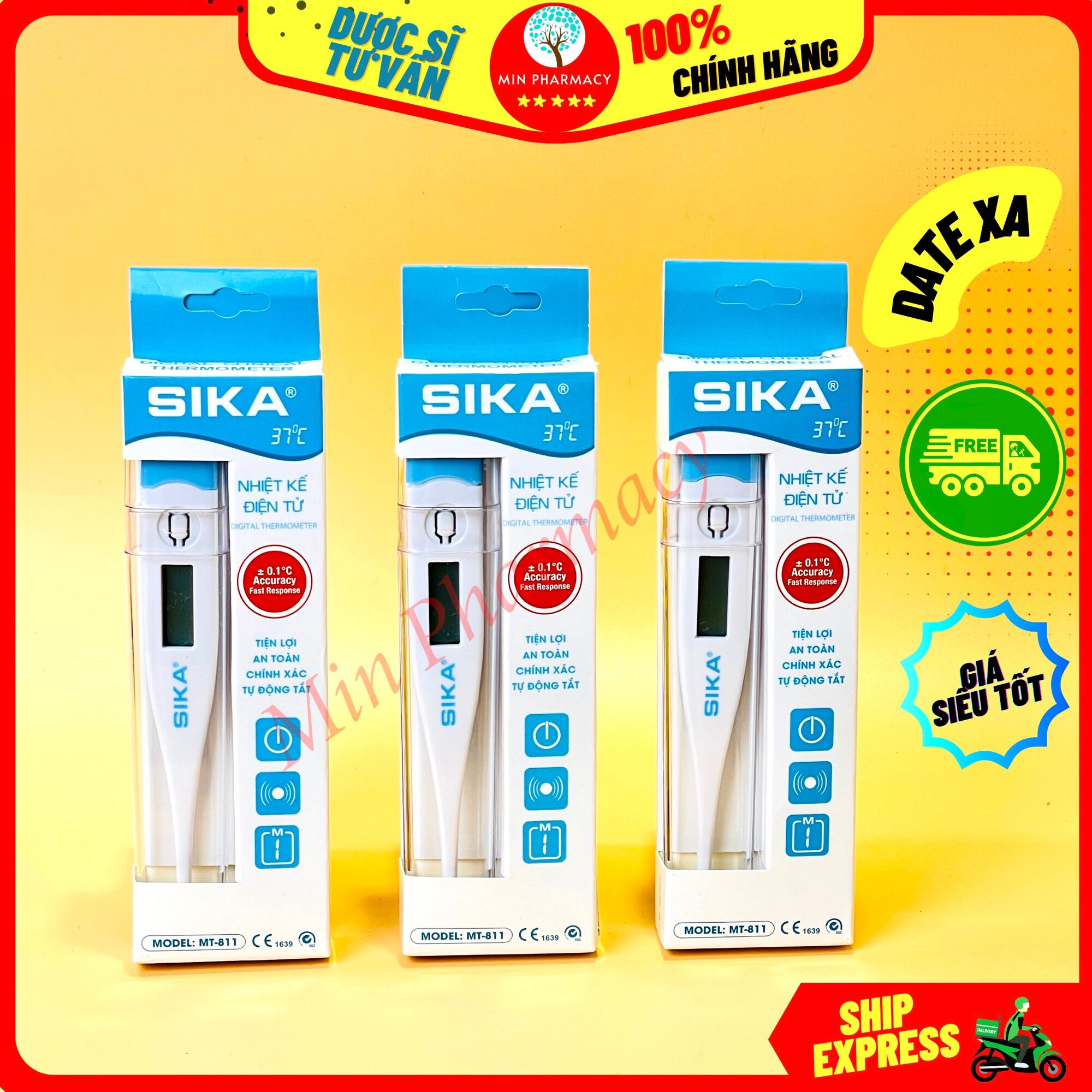 Nhiệt kế điện tử sika - minpharmacy