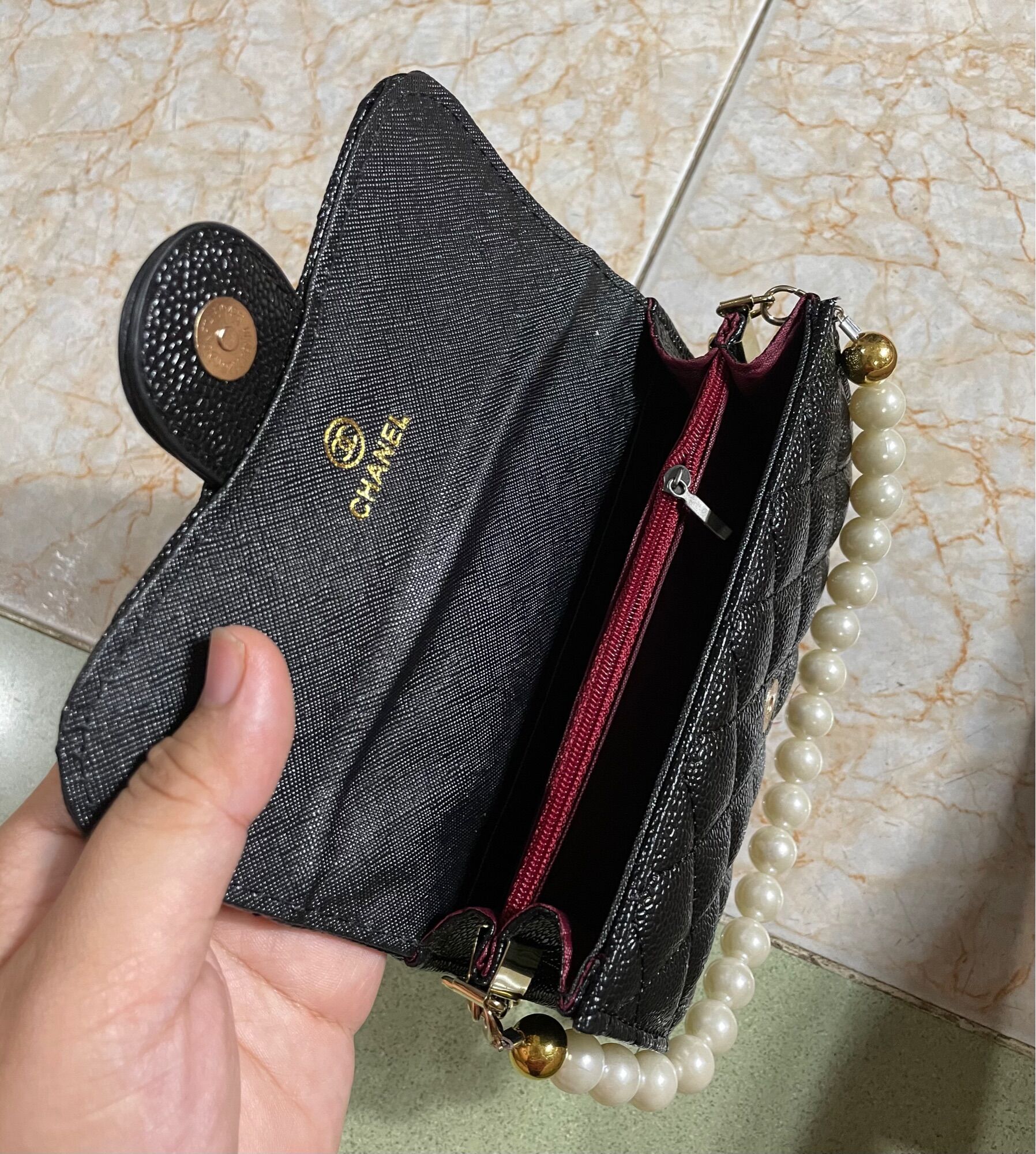 Ví Thời Trang Quai Phối Size 17 ( Có Sẵn )