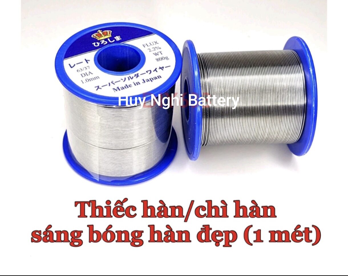 1 mét chì hàn nhật 1mm: bóng, đẹp, mối hàn chắc chắn