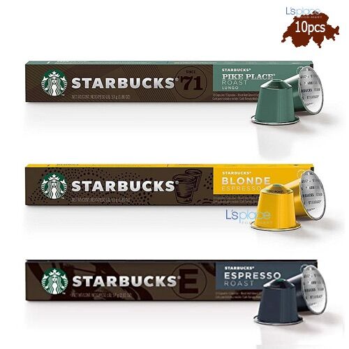 Starbucks® MIX by Nespresso® - PACK 30 Capsules(ESPRESSO-PIKE PLACE-BLONDE ROAST) DATE 12/24->06/25