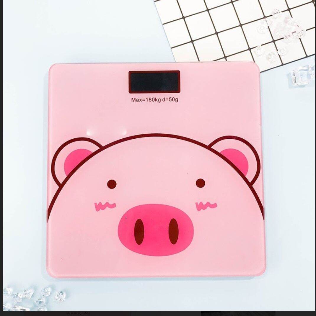 Cân Sức Khỏe Heo Hồng Chạy Pin