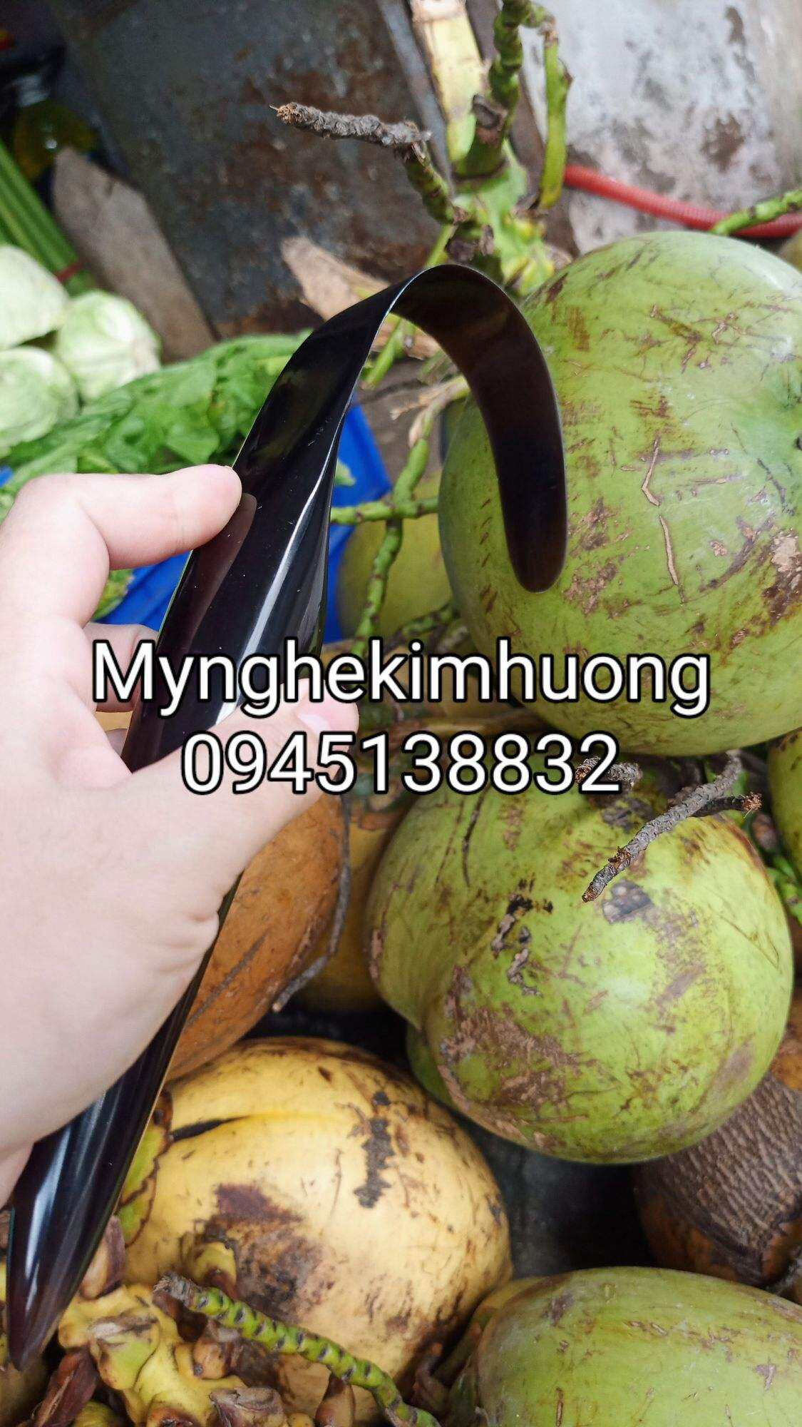 Dao 30-32cm gọt dừa,lấy cơm dừa nguyên trái kiểu Thái Lan