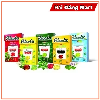 Kẹo ngậm Thảo Mộc Ricola Hộp 40g Nhập Khẩu