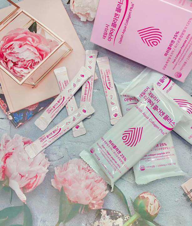 Collagen thuỷ phân Dailish chính hãng Hàn Quốc .