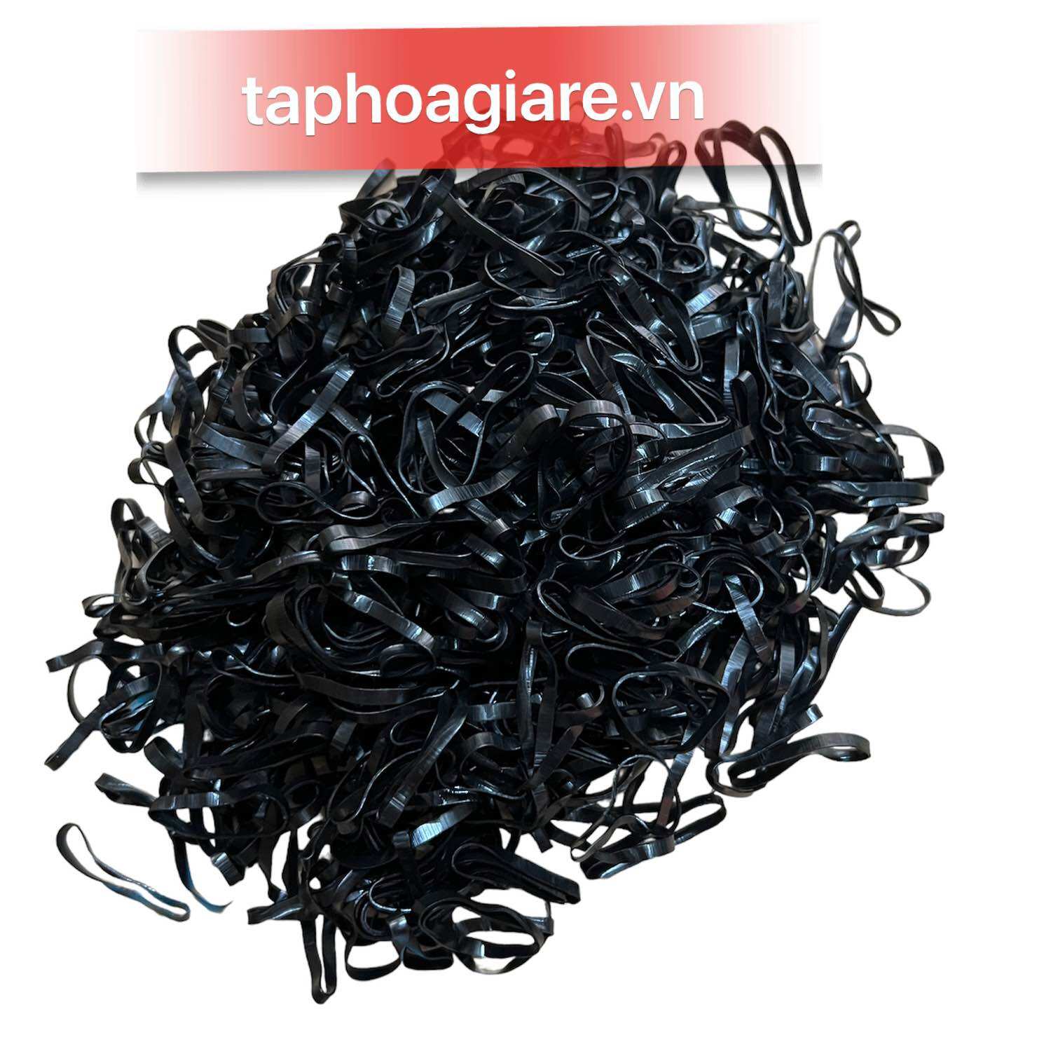 Sỉ 1 kg Chun nịt đen, nhiều màu buộc tóc siêu dai siêu bền (loại đẹp)