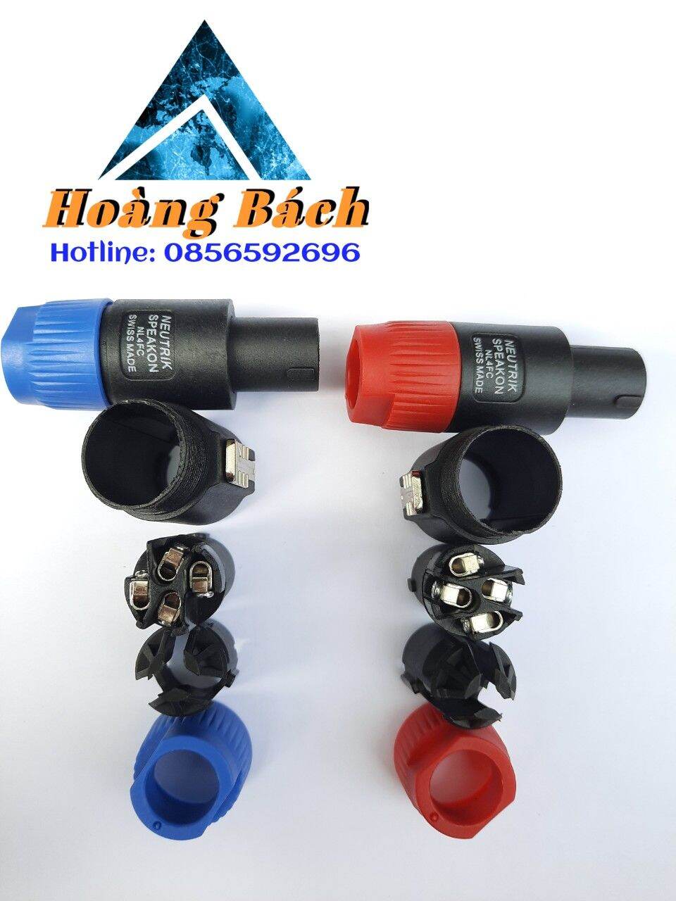 jack cắm loa speakon neutrik, bộ 10 chiếc