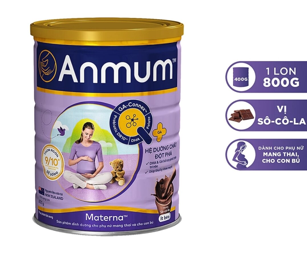 Sữa bột Anmum hương Socola 800g