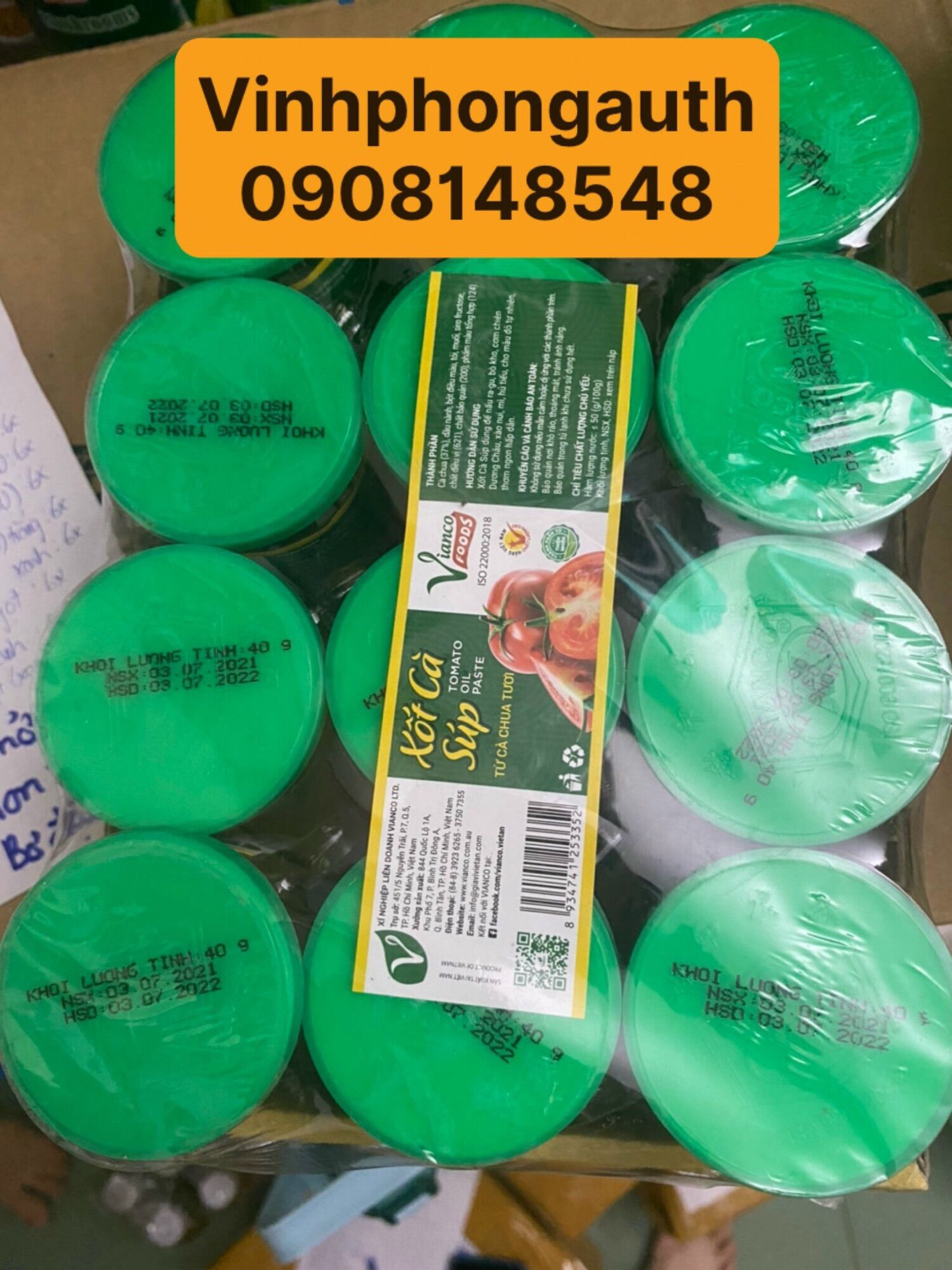 Xốt /Sốt Cà súp Vianco hũ (50g)