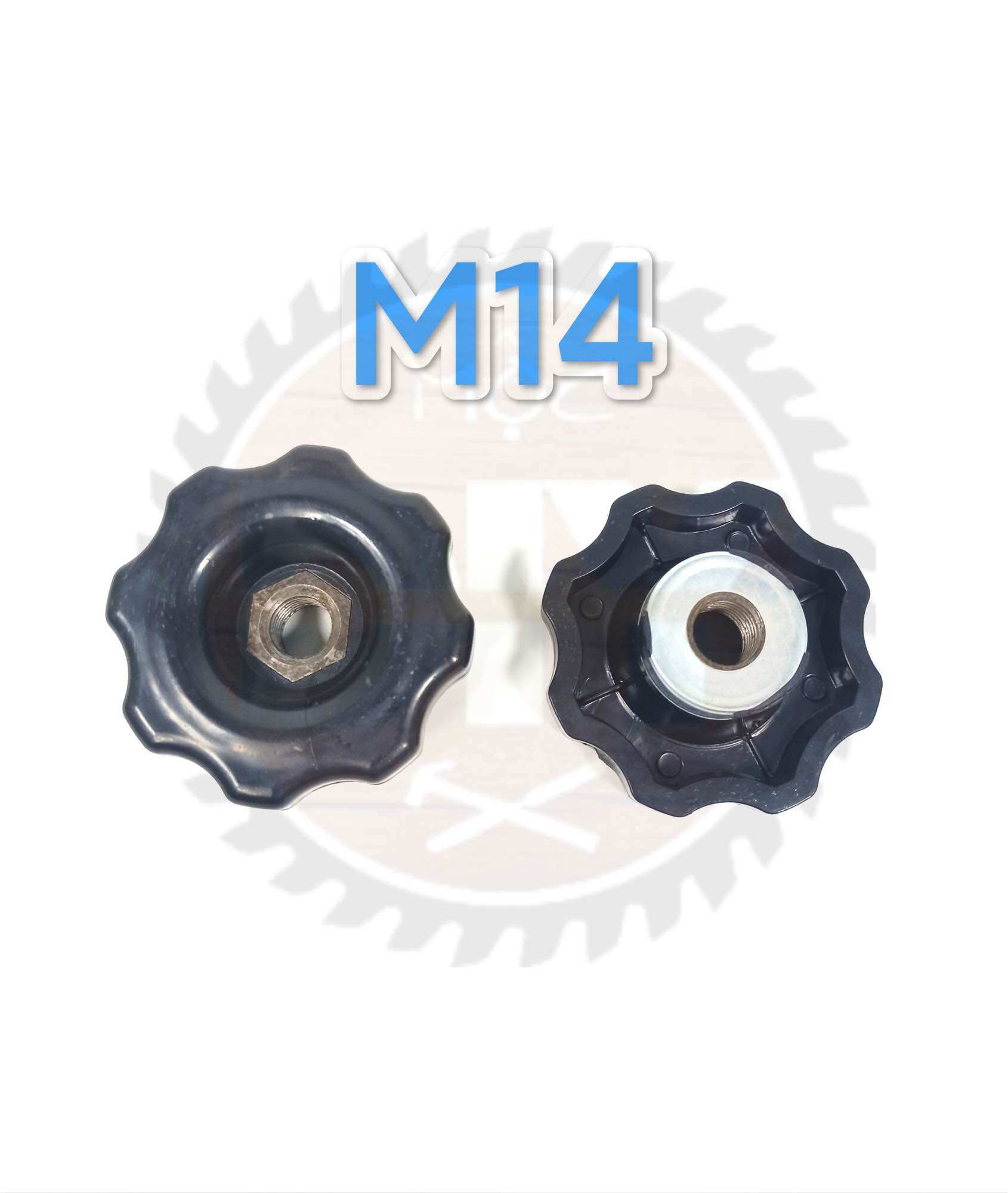 [HCM]Núm vặn nhựa lỗ ren M10, M12,M14,M16 (2 cái)