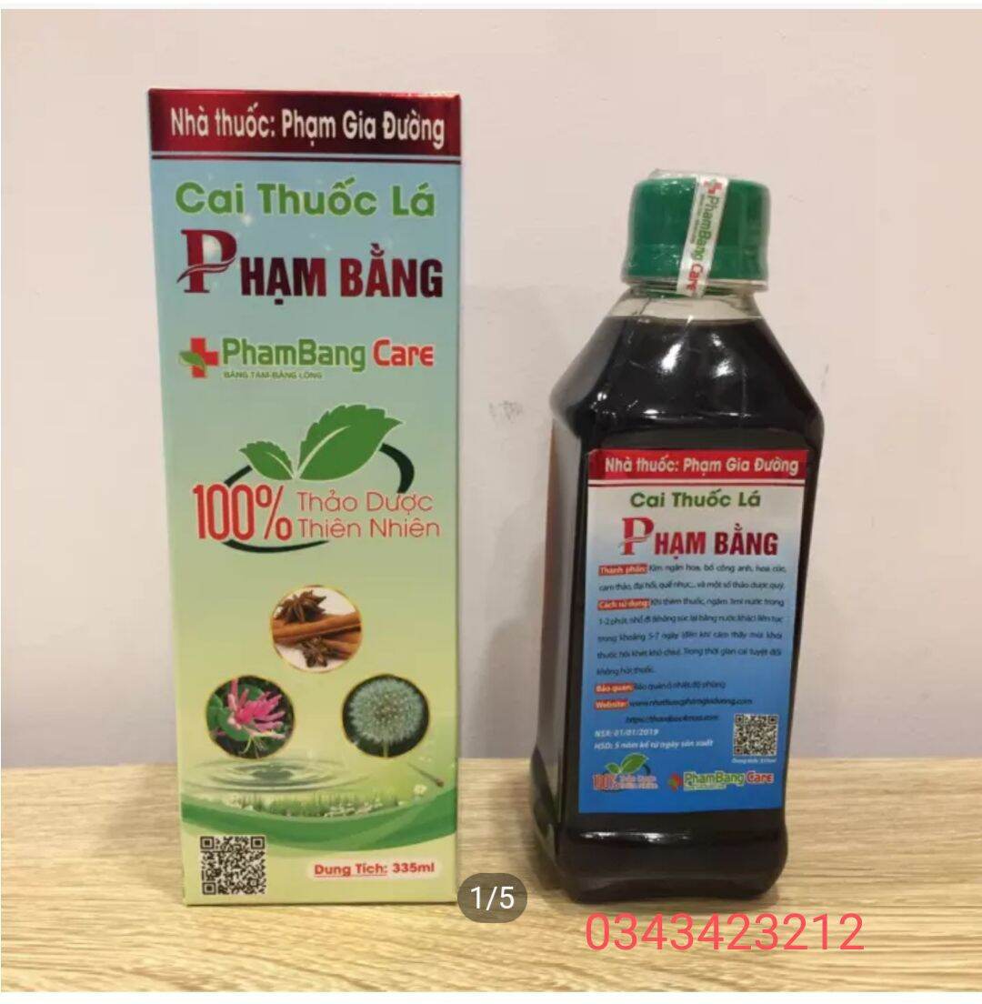 Combo 2 lọ Xúc Miệng Cai Thuoc Lá Phạm Bằng