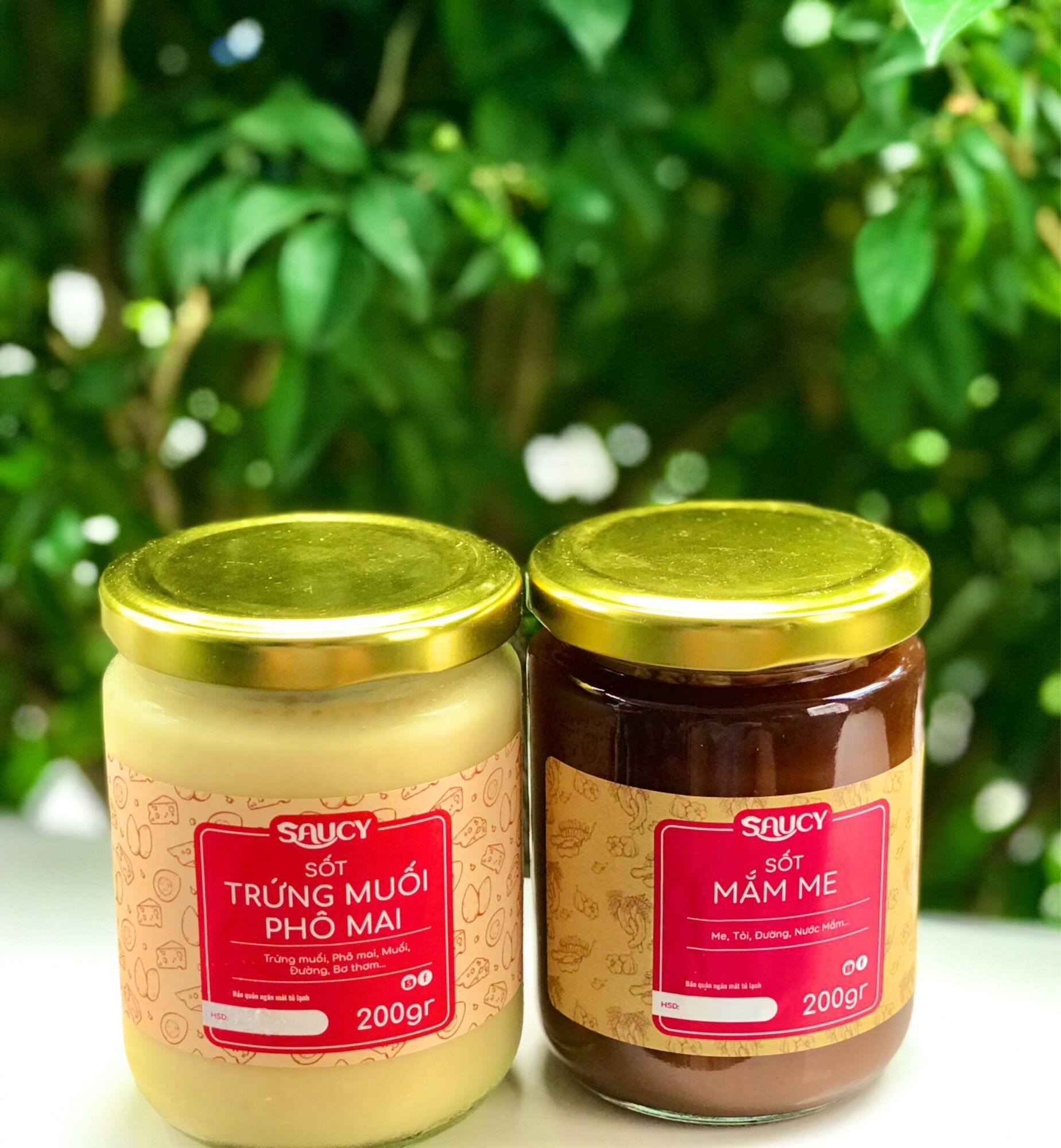 Combo sốt mắm me + trứng muối phô mai