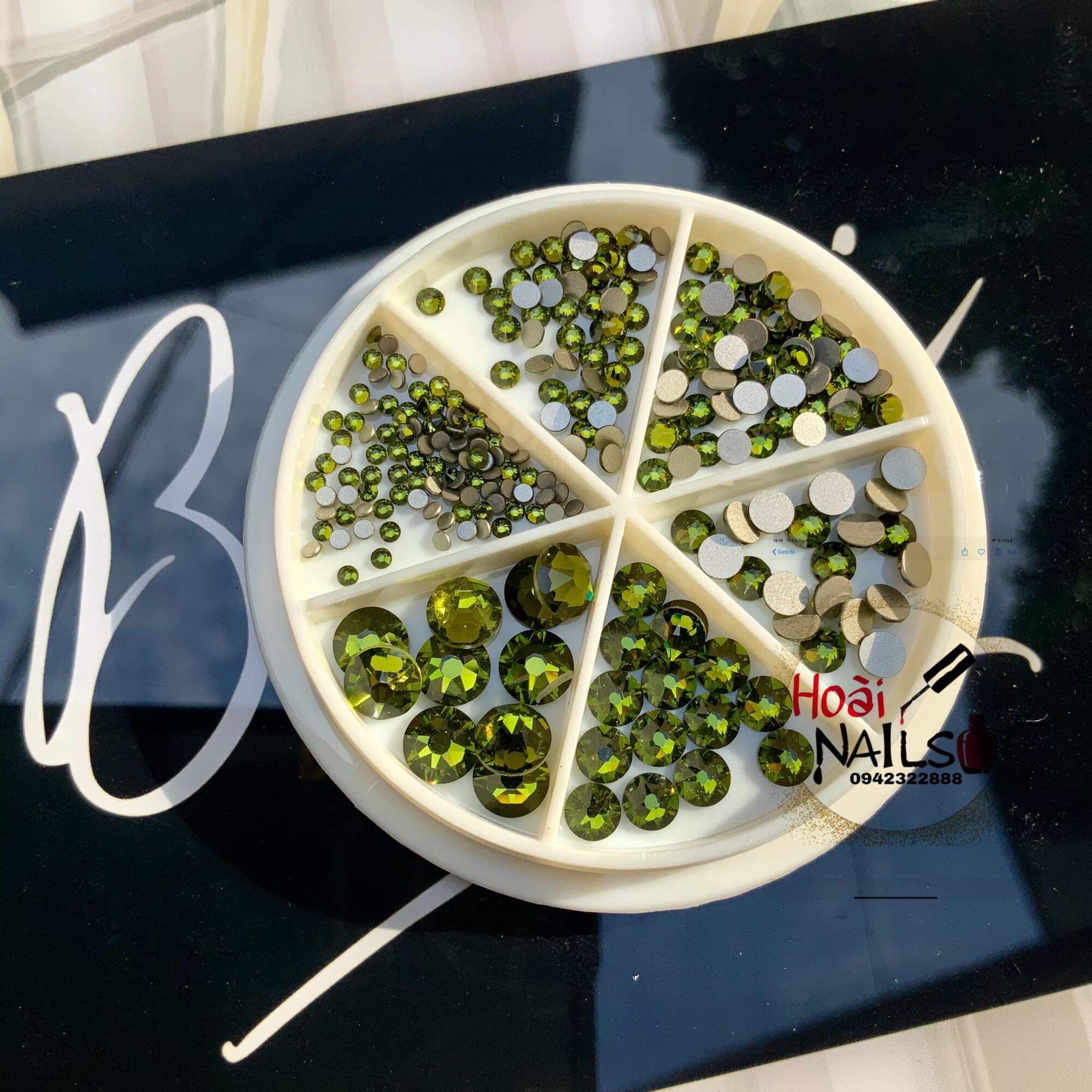 đá úc Swarovski mix khay - đá úc ( chọn màu ib)
