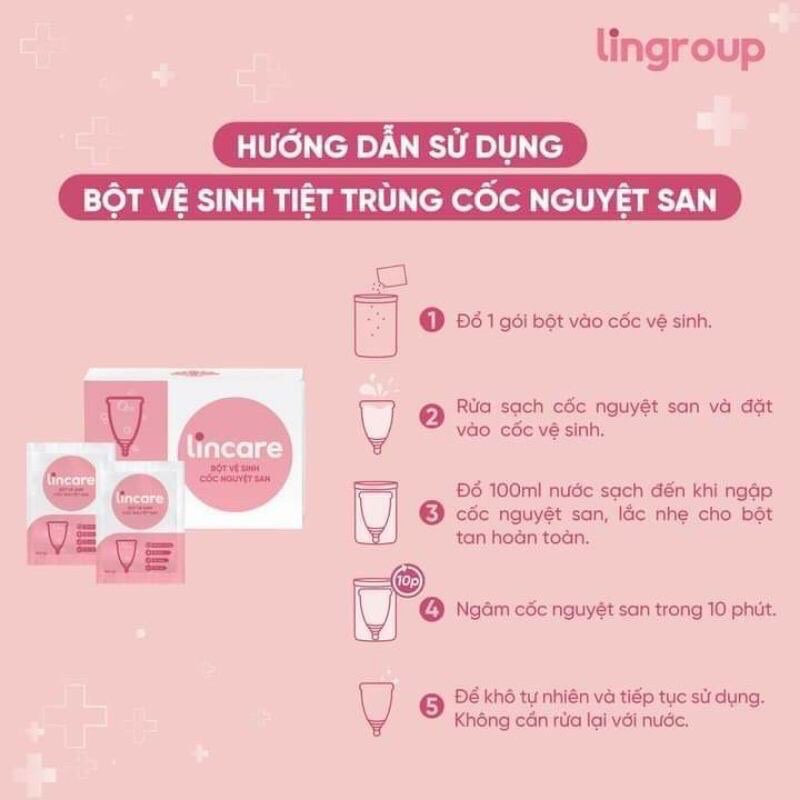 Bột tiệt trùng cốc Nguyệt san