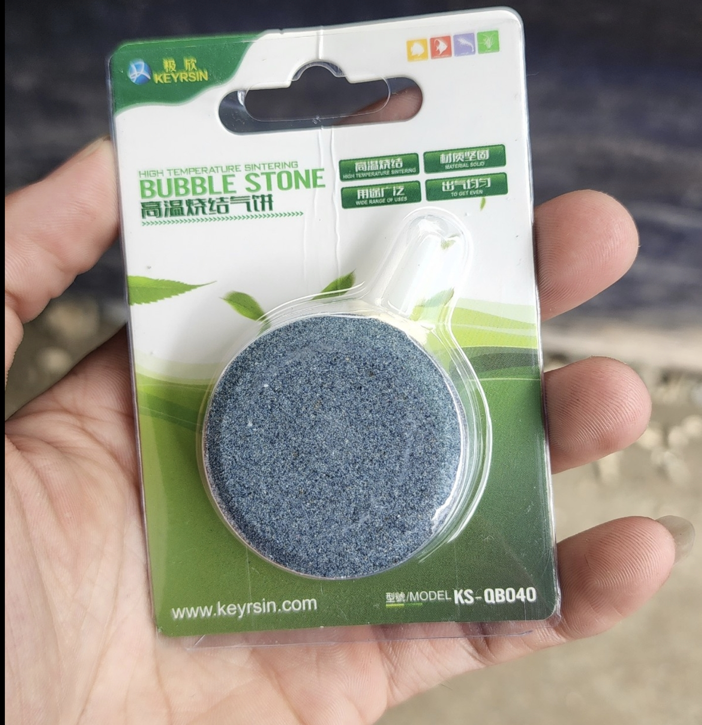 Đĩa sủi oxy siêu mịn, đĩa sủi đá 4cm