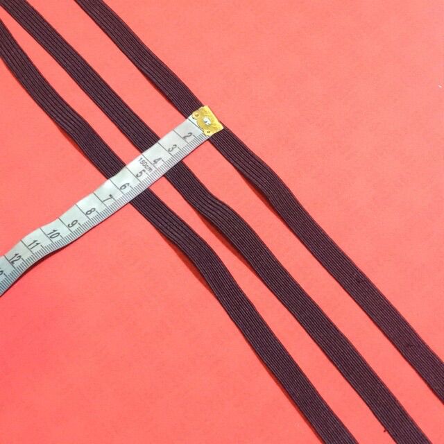 20 Mét Thun 1cm - 1.2cm (1F - 1.2F) Trắng / Đen Hàng Công Ty