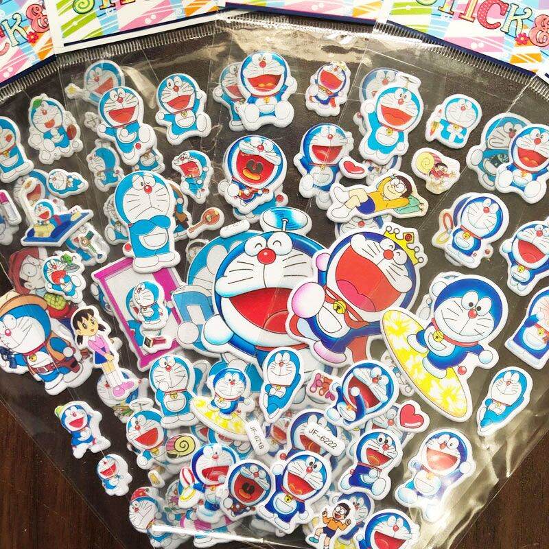 LOVE MON - STICKER DOREMON COMBO 5 TẤM