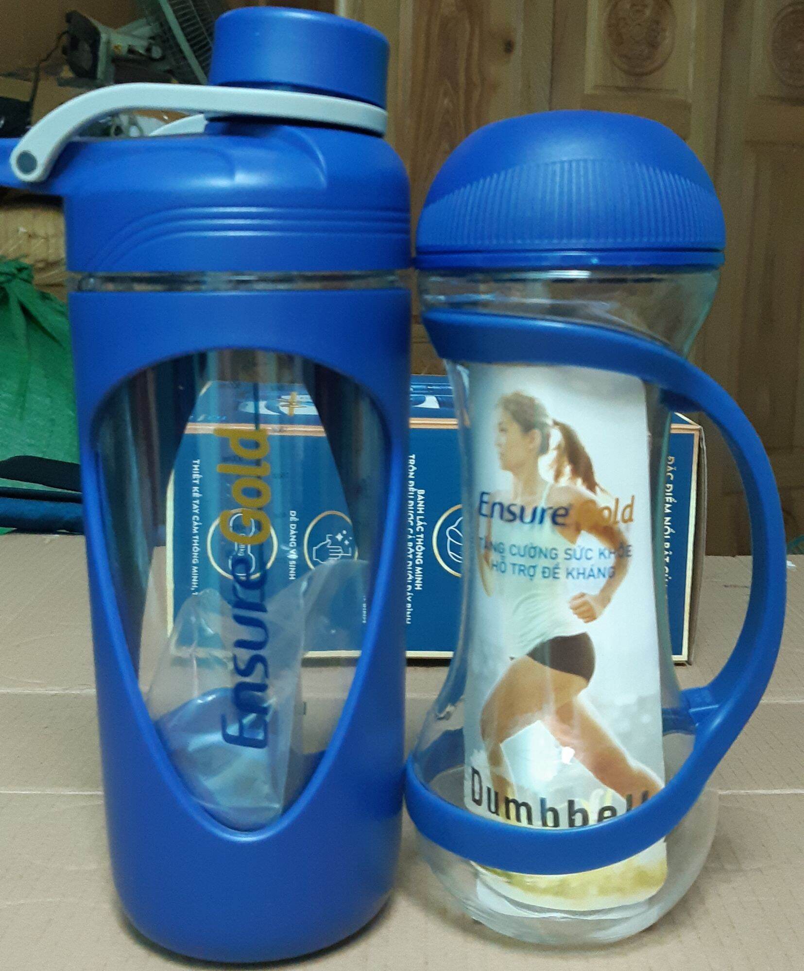 Bộ 2 Bình Nước Thể Thao LOCK & LOCK (800ml và 550ml).