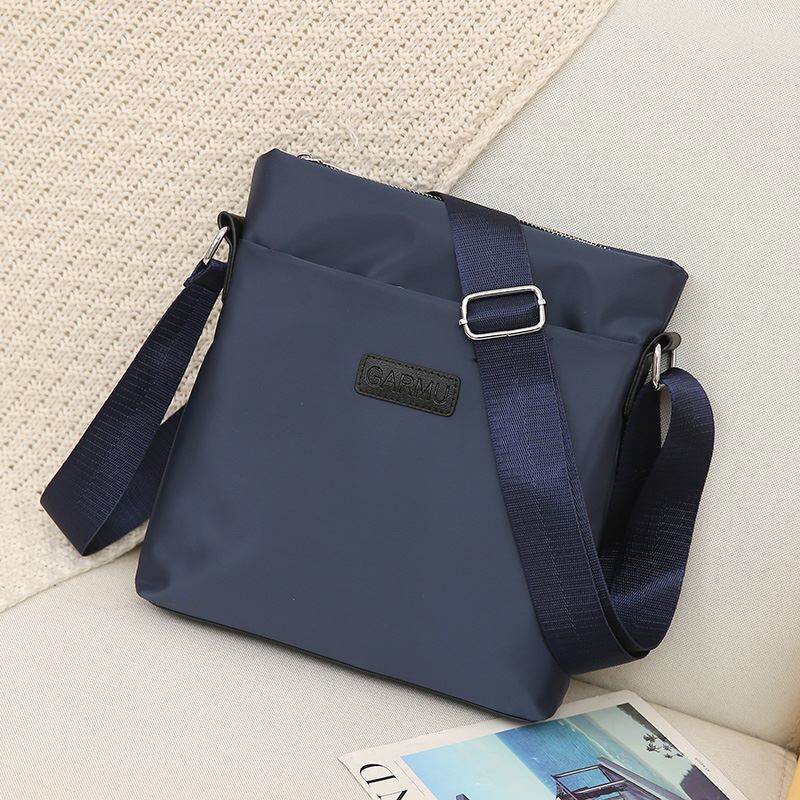 Túi đeo một bên vai vải oxford kiểu dọc ba lô vải bố nam thanh niên đeo chéo nylon chống thấm nước cho nam túi đeo chéo