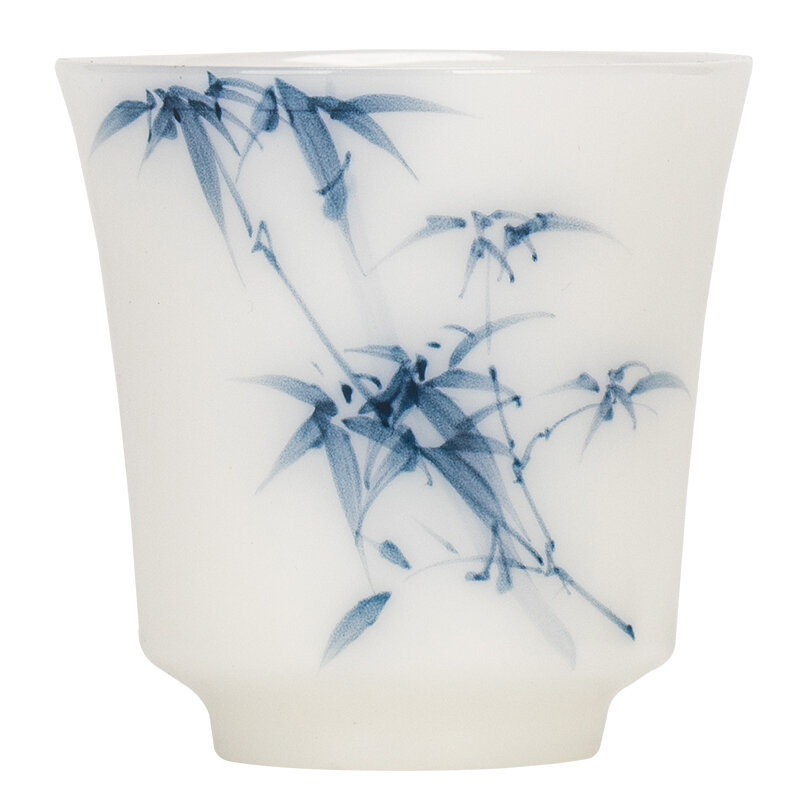 Hand-painted Traditional Chinese White Porcelain Cup