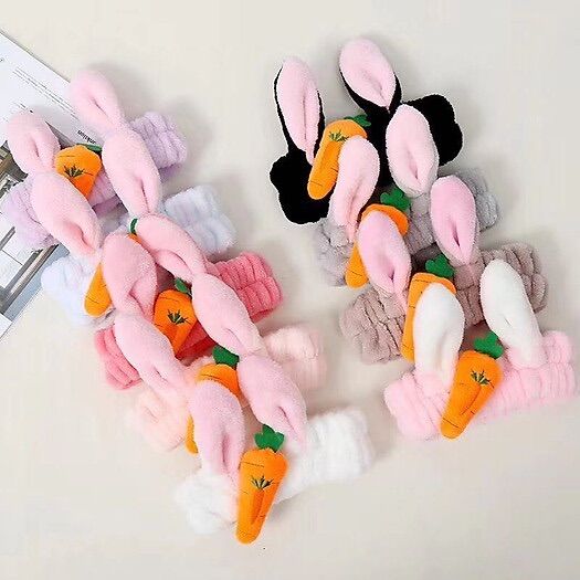 BĂNG ĐÔ MAKEUP TAI THỎ NGÂM CÀ RỐT CAO CẤP