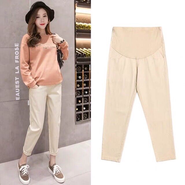 🤰quần bầu kaki mềm đẹp quảng châu (sẵn hàng giao ngay)