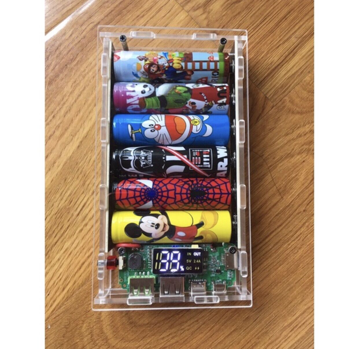 Box Sdp lò xo 6 cell 18650