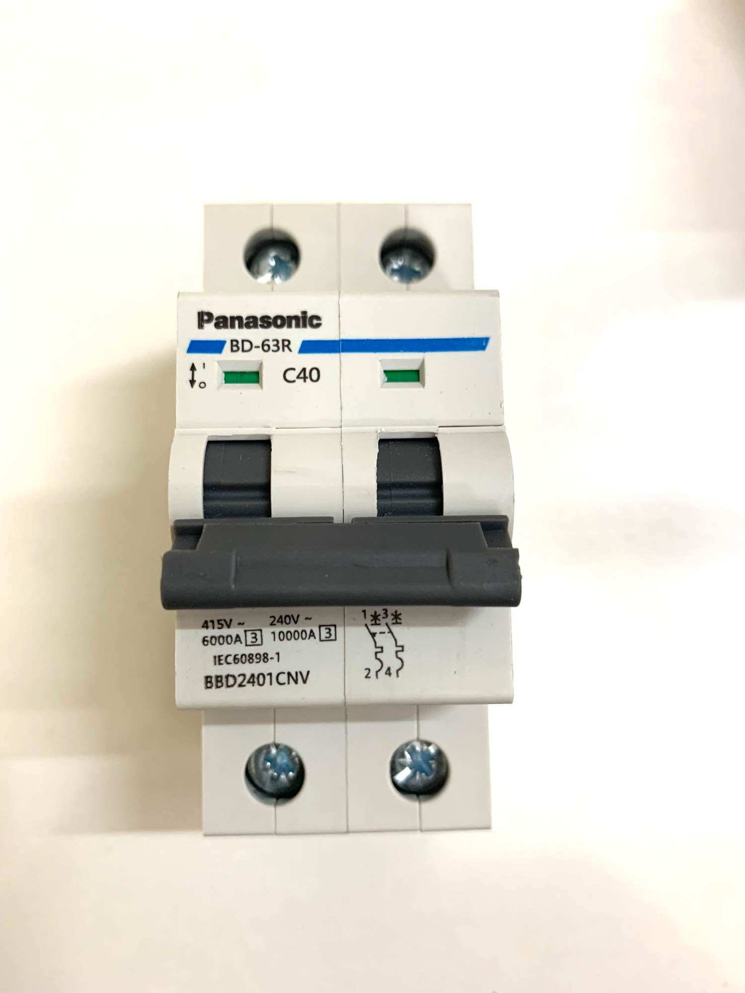 Cầu dao tự động 2p panasonic 32a, 40a, 63a