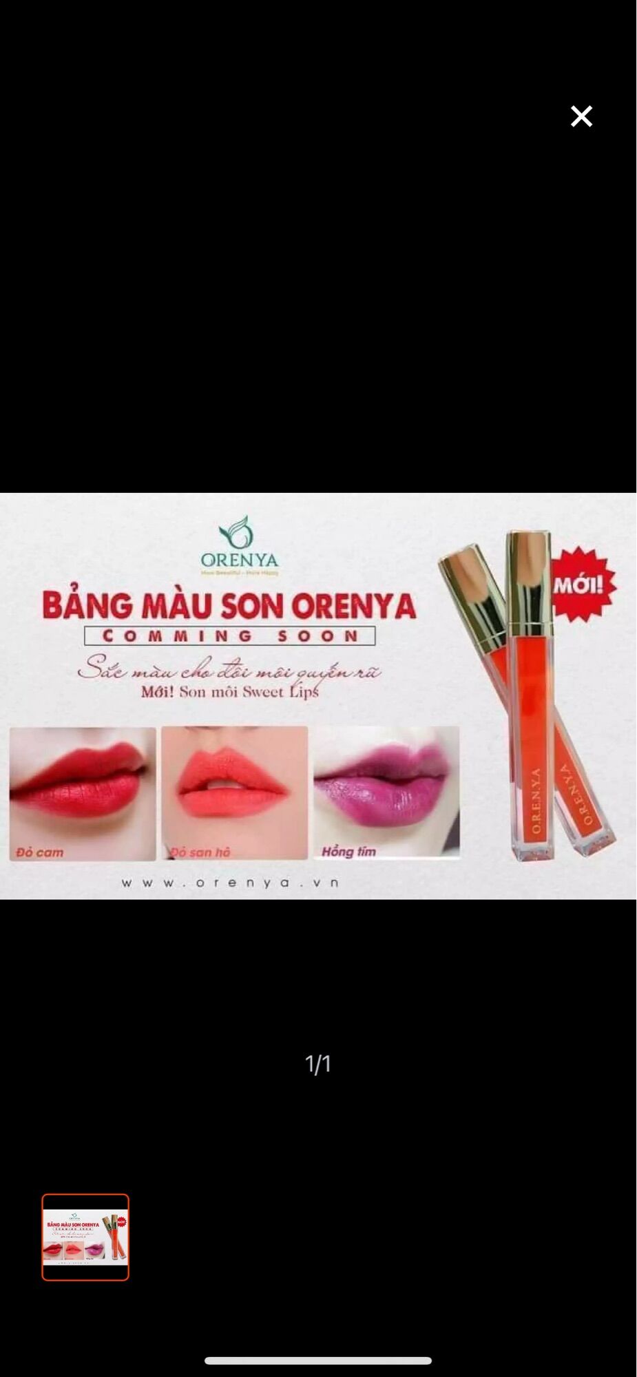 Son Kem Lì Mịn Môi – Sweet Lips Orenya ( New 2020 )