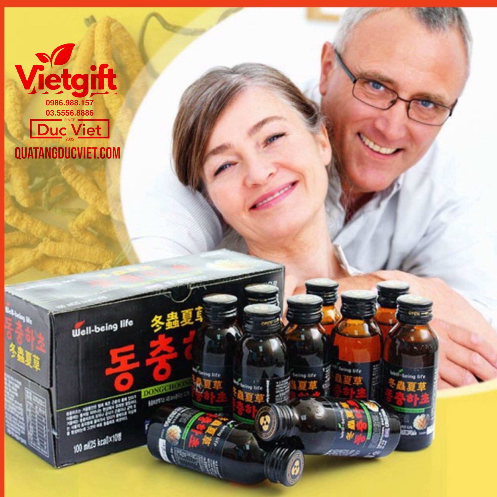 Nước Đông trùng Hạ Thảo - Hàn Quốc (Chai 100ml)