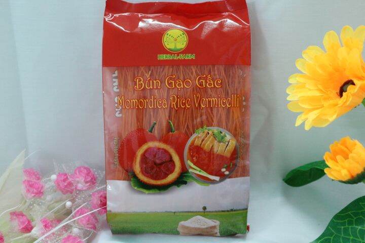 Bún gạo gấc tươi sấy khô