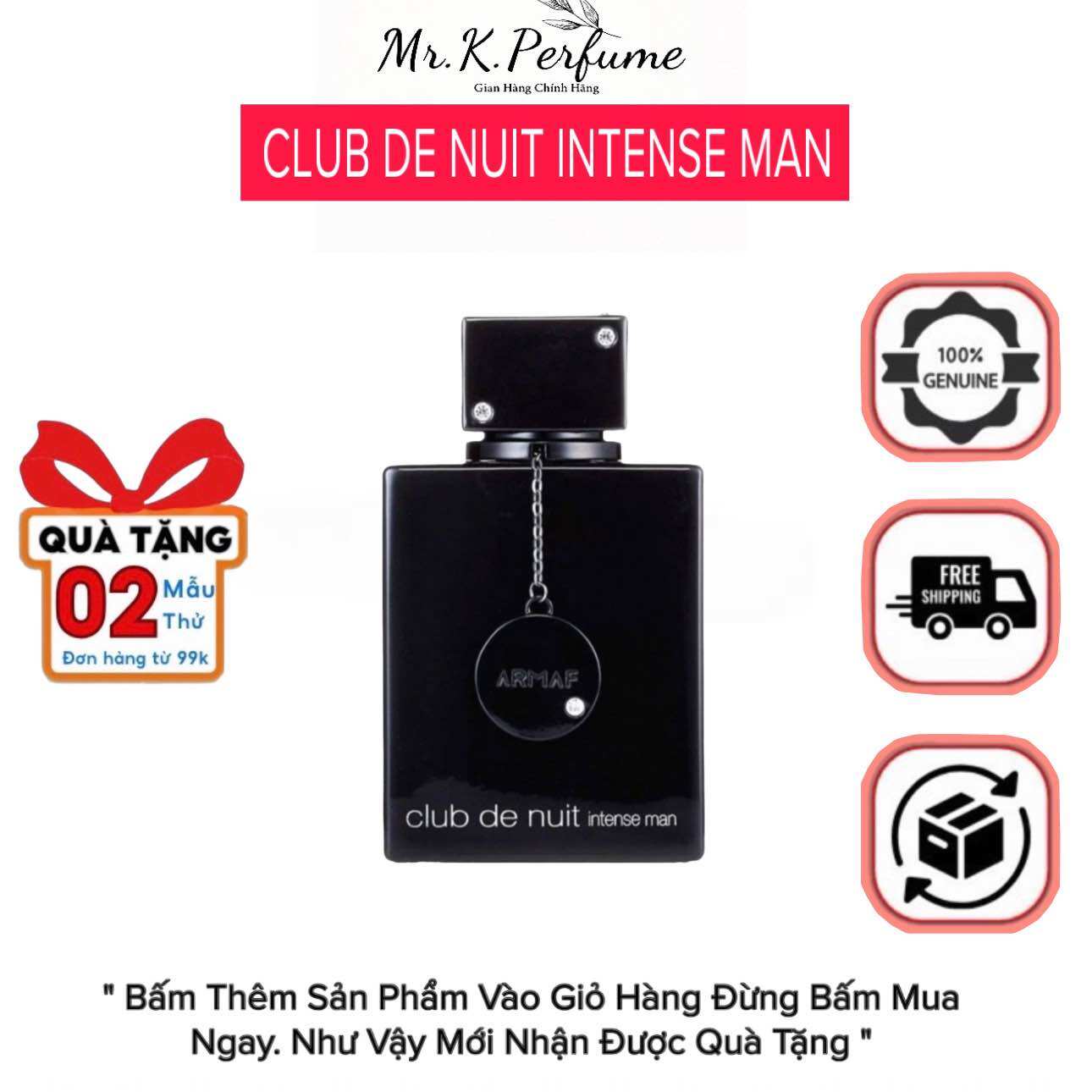 Nước hoa nam cao cấp Armaf Club De Nuit Intense Man chính hãng