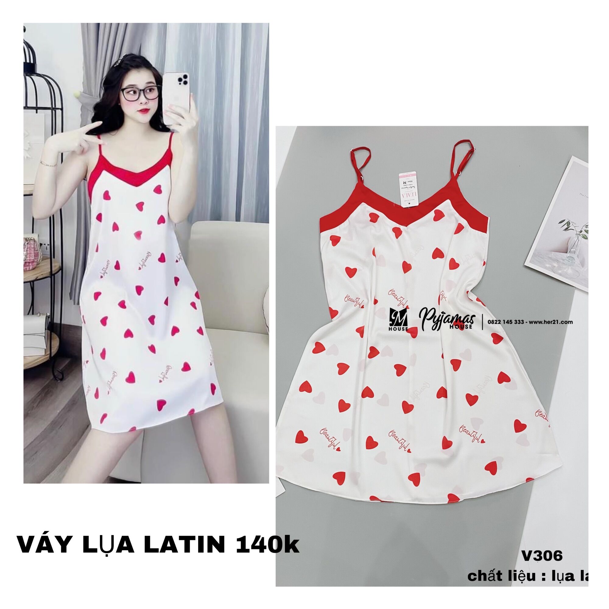 váy lụa latin