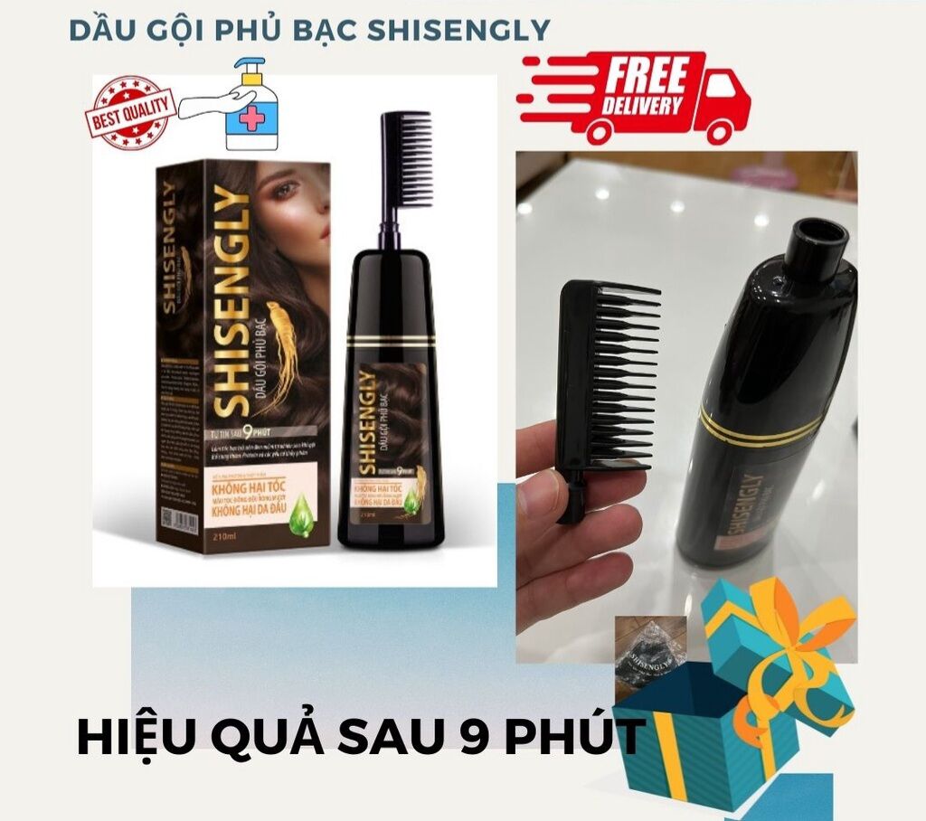 Dầu gội phủ bạc - phủ nâu SHISENGLY 200ml