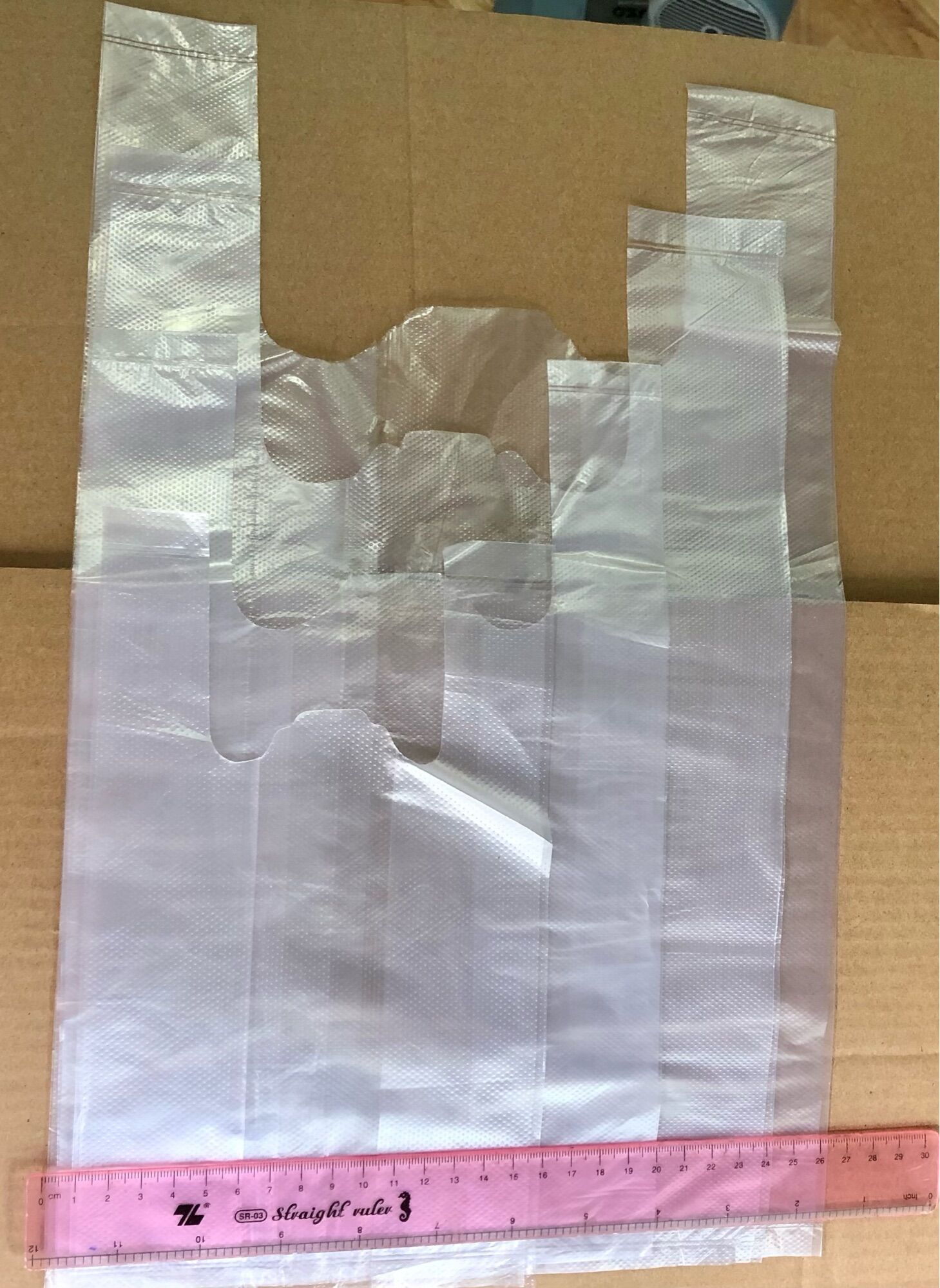 1KG TÚI XỐP TRẮNG 2 QUAI - LOẠI 1