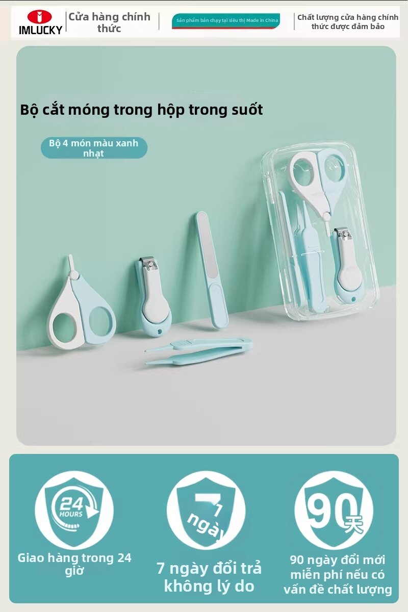 IMLUCKY | Bộ Kéo Cắt Móng Tắc Cho Bé