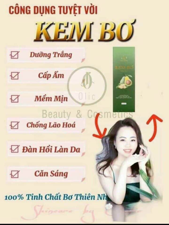 (comb sỉ 5 sp)(Hàng Chínhh Hãng)Kem Bơ Olic dưỡng trắng. chống nắng