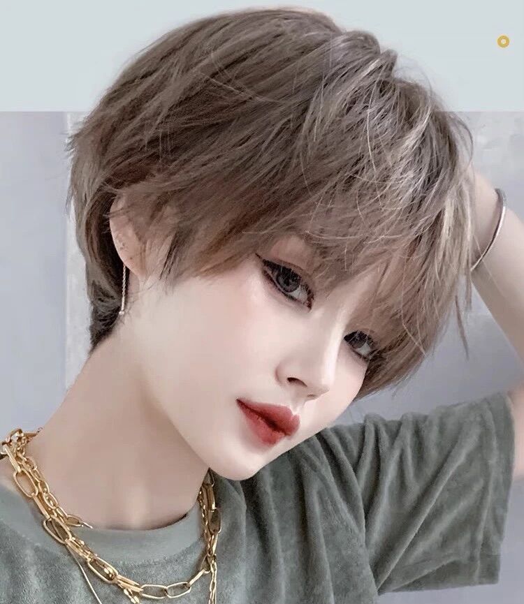 Tóc giả cả đầu tóc tém d016❇️freeship ❇️