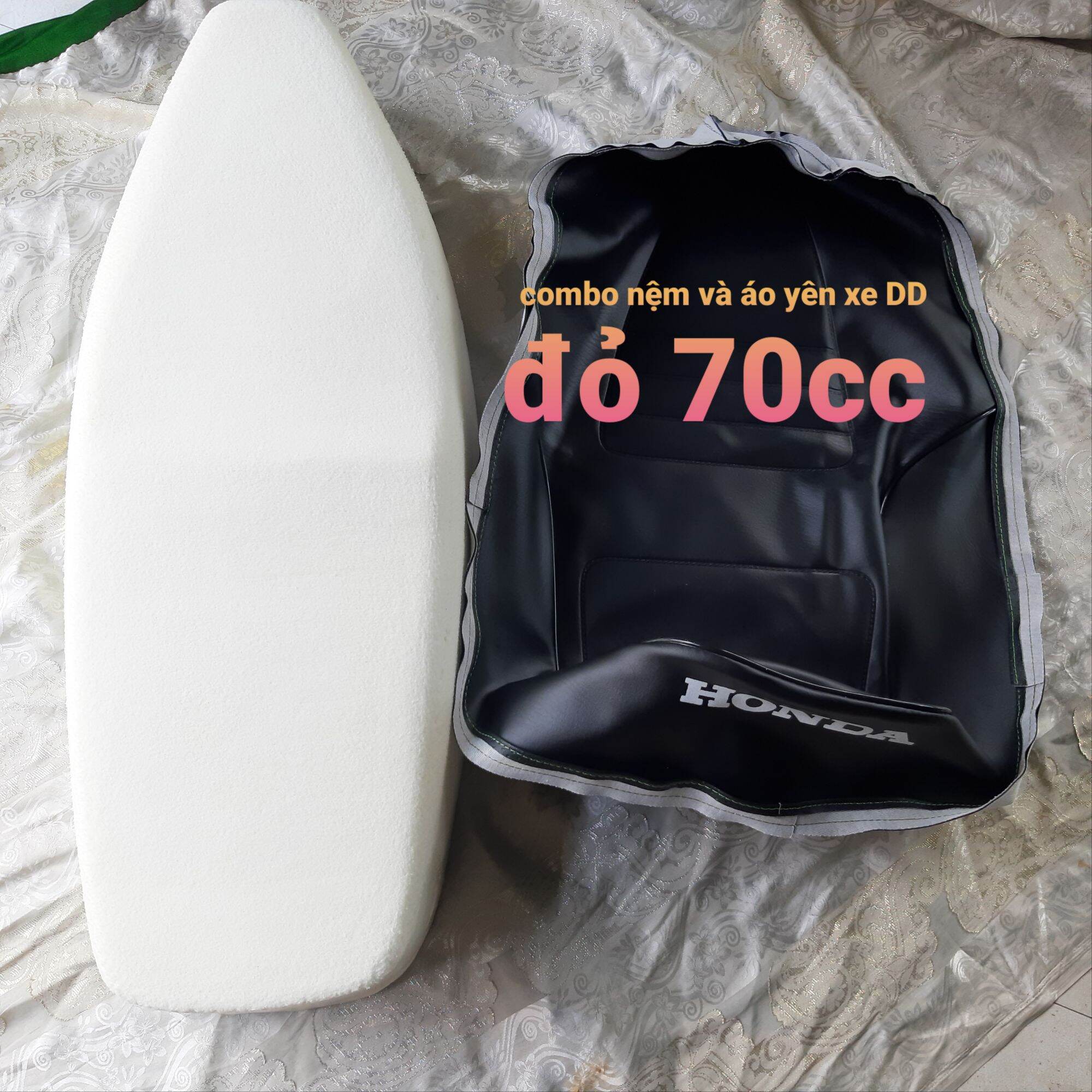 Combo nệm yên xe DD gọt form zin loại tốt