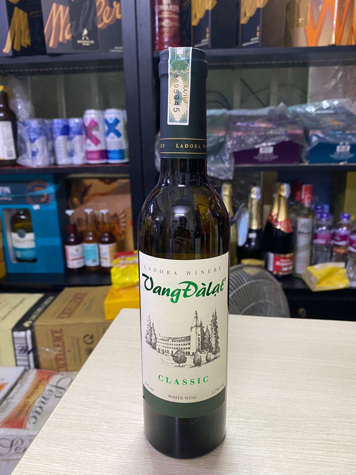 Da Lat Classic Wine 12% 375ml - Small Bottle