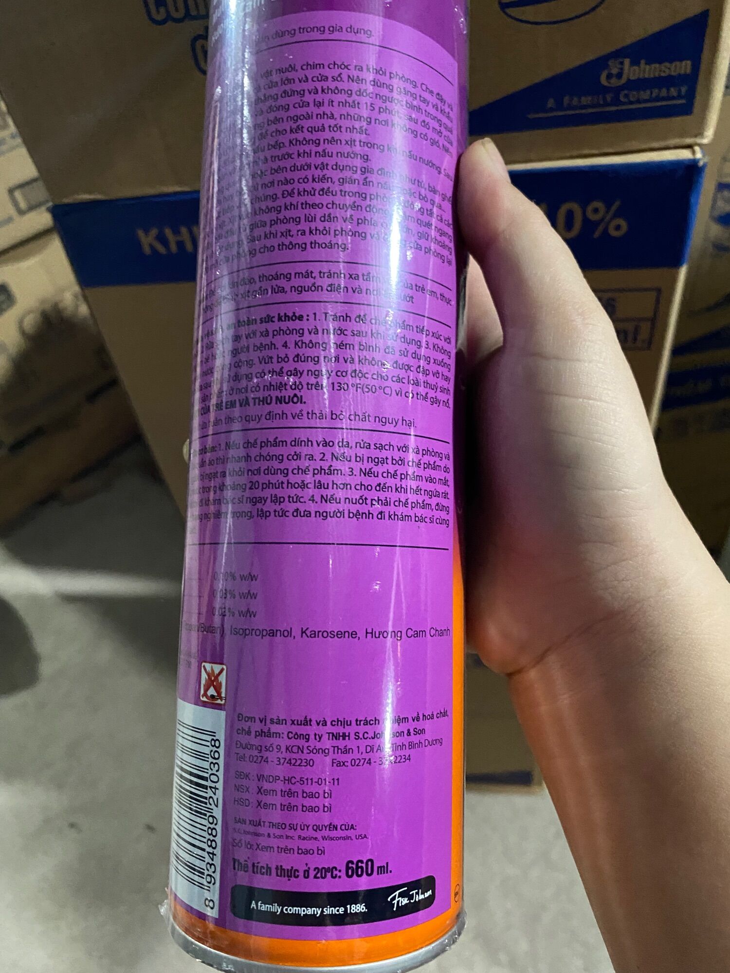 RAID Bình xịt côn trùng k mùi