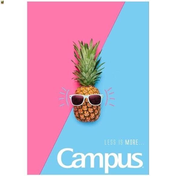 10 vở Campus 120 trang kẻ ngang có chấm mẫu quả dứa