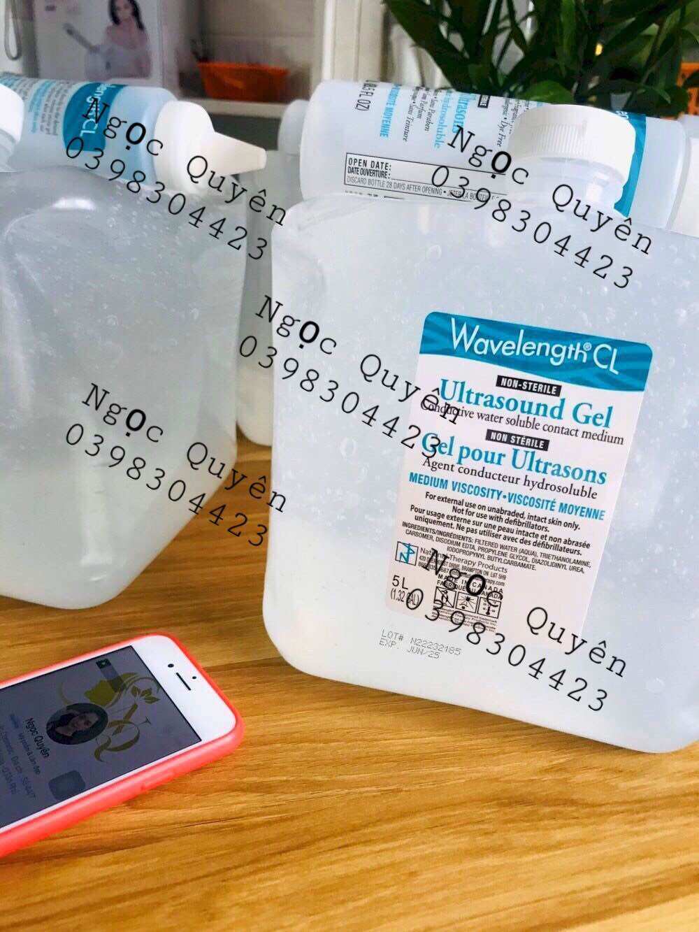 Gel Triệt Lông Lạnh Wavelength Trắng – Gel Hifu (5 Lít/Can)