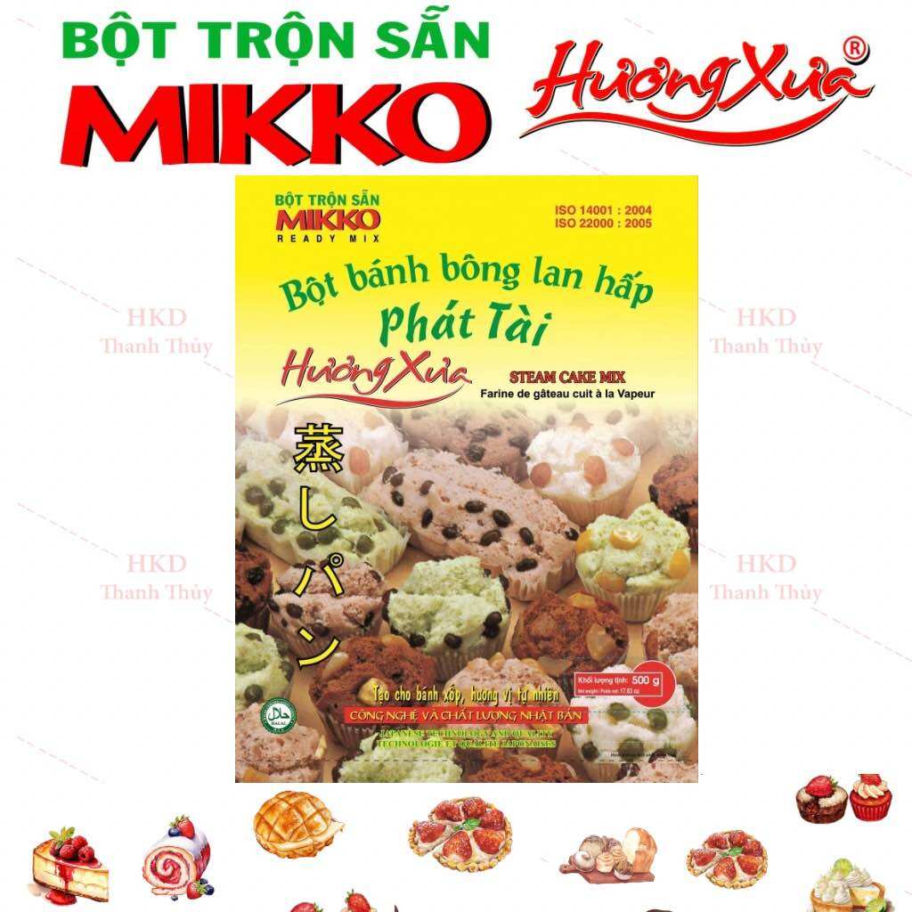 Mikko – bột bánh bông lan hấp 1kg