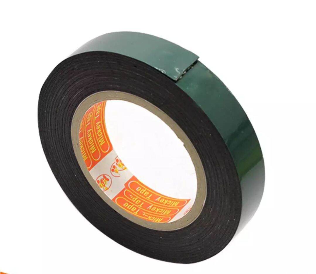 Băng dính xốp 2 mặt 2cm - xanh .