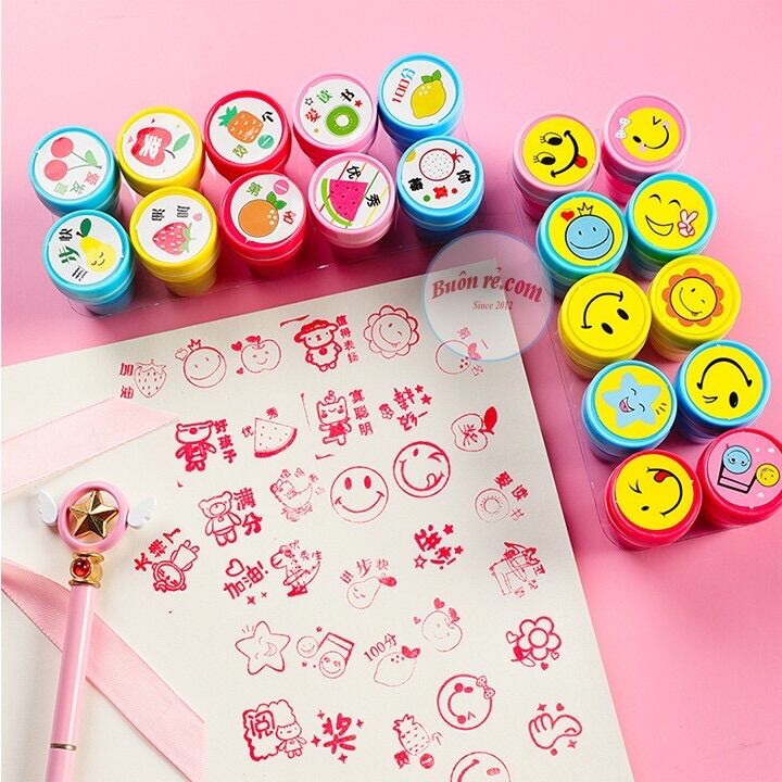 Vỉ 10 dấu mặt cười 25k