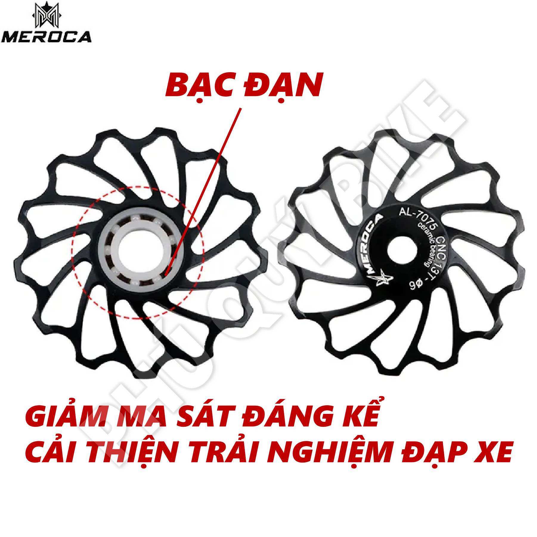 Bánh Xe Cùi Đề Sau Xe Đạp CERAMIC 11T 13T MEROCA