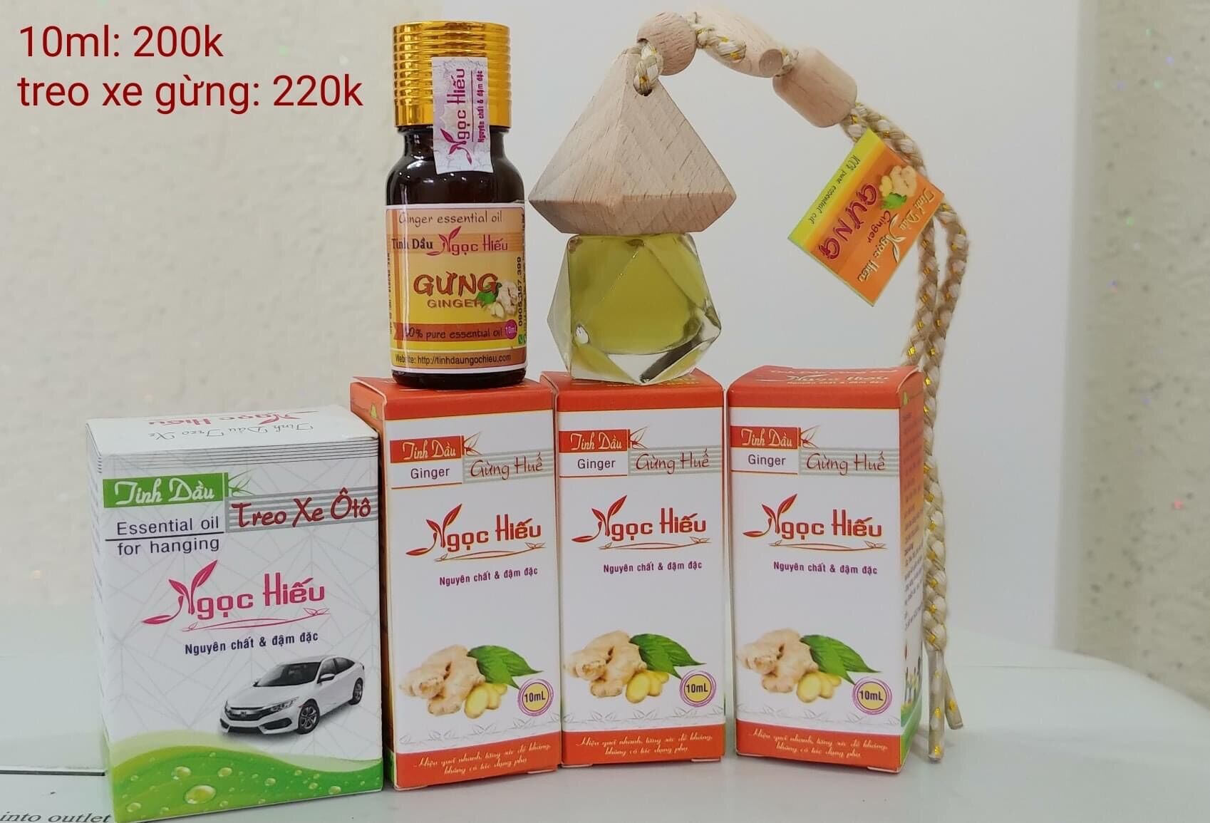 Tinh dầu gừng Huế 10ml