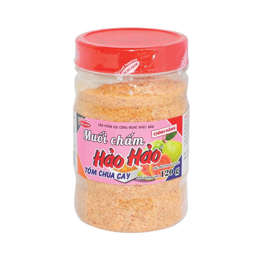 Muối chấm hảo hảo tôm chua cay hũ 120gr